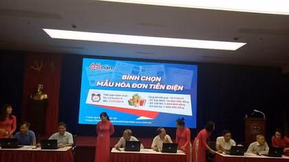 EVN phát động bình chọn và lấy ý kiến về 4 mẫu hóa đơn tiền điện mới