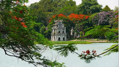 Cảnh báo mưa giông trên khu vực Hà Nội