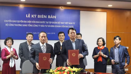 Chuyển giao quyền đại diện sở hữu vốn nhà nước tại Vinatex về SCIC