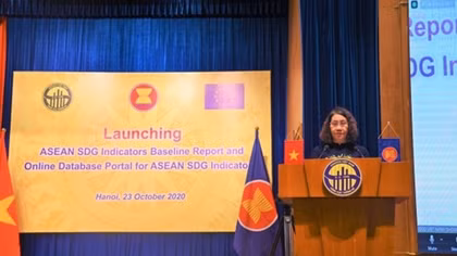 Công bố báo cáo đầu kỳ và cổng cơ sở dữ liệu trực tuyến các chỉ tiêu SDG của ASEAN 
