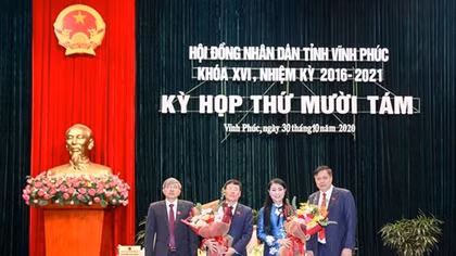 Vĩnh Phúc kiện toàn chức danh Chủ tịch HĐND, Chủ tịch UBND tỉnh nhiệm kỳ 2016 -2021
