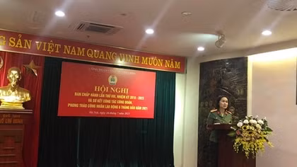 Công đoàn CAND sơ kết hoạt động 6 tháng đầu năm 2021