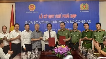 Bộ Công an và Bộ Công thương ký kết quy chế phối hợp