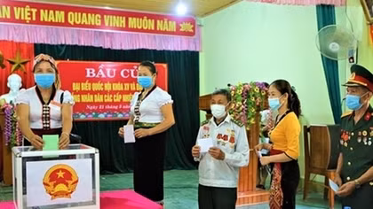 Đã có 98,43% cử tri cả nước tham gia bỏ phiếu