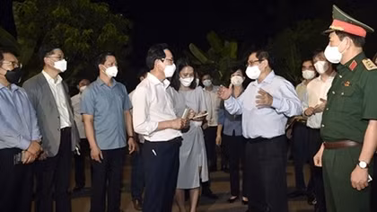 Thủ tướng trực tiếp thị sát, chỉ đạo phòng, chống dịch tại Bắc Ninh
