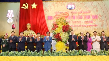Khai mạc Đại hội đại biểu Đảng bộ tỉnh Cà Mau