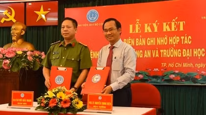 Bệnh viện 30/4 - Bộ Công an và Trường ĐHYD Cần Thơ ký kết hợp tác 