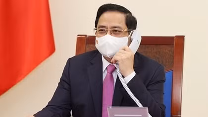Thủ tướng Phạm Minh Chính điện đàm với Thủ tướng Thái Lan Prayut Chan-o-cha