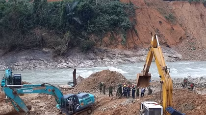 Thu hẹp hiện trường tìm kiếm nạn nhân bị vùi lấp ở Rào Trăng 3