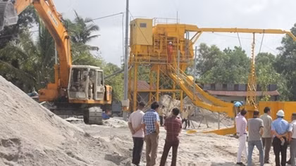 Lần đầu tiên chế biến cát biển đạt tiêu chuẩn xây dựng 