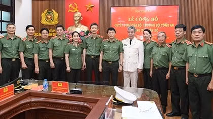 Bổ nhiệm Thiếu tướng Đặng Ngọc Tuyến giữ chức vụ Cục trưởng Cục An ninh chính trị nội bộ 