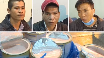 Vận chuyển 7 kg ma túy tổng hợp trong các thùng sữa