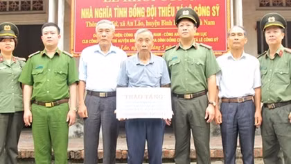 Xây dựng nhà nghĩa tình đồng đội tại Hà Nam