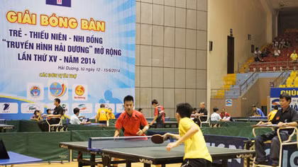 Giải bóng bàn trẻ thiếu niên, nhi đồng Cúp truyền hình Hải Dương mở rộng