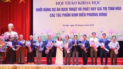 Khởi động Dự án dịch thuật các tác phẩm kinh điển phương Đông