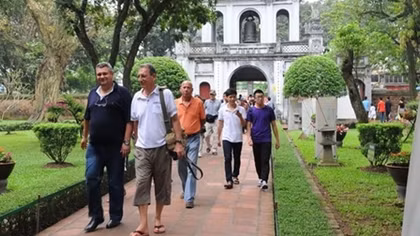 Năm 2017, Hà Nội ước đón gần 5 triệu lượt khách quốc tế