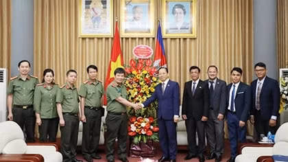 Thúc đẩy hợp tác giữa Bộ Công an Việt Nam và Bộ Nội vụ Campuchia