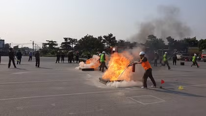 Hơn 70 đội tham dự Hội thao nghiệp vụ chữa cháy và cứu nạn cứu hộ