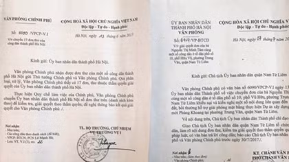 Chủ tịch thành phố Hà Nội chỉ đạo quận giải quyết dứt điểm vụ việc ở phường Trung Văn