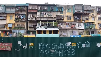 Lời than thở của những khu nhà cũ