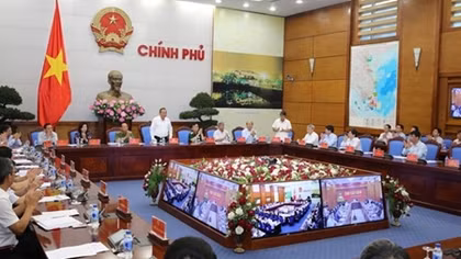 Hội nghị trực tuyến toàn quốc về tăng cường quản lý, khai thác cát sỏi