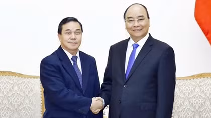 Thủ tướng Nguyễn Xuân Phúc tiếp khách quốc tế