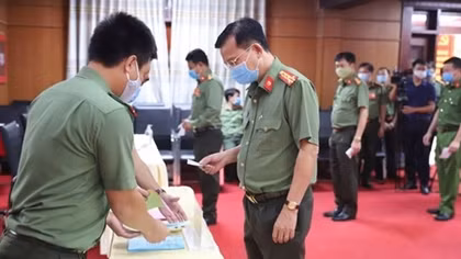 CBCS Công an tỉnh Đắk Nông tích cực tham gia bầu cử