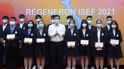 Học sinh Việt Nam đoạt giải ba Hội thi Khoa học Kỹ thuật quốc tế 2021