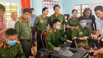 Quảng Bình kiểm tra các điểm cấp căn cước công dân
