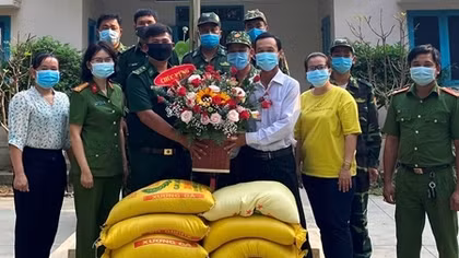 Công an xã góp phần đảm bảo an ninh trật tự tuyến biên giới