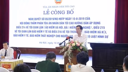 Xử lý tội phạm trong lĩnh vực bảo hiểm, cơ quan BHXH tham gia tố tụng với tư cách bị hại