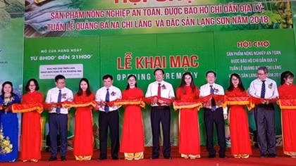 Khai mạc Tuần lễ quảng bá sản phẩm na Chi Lăng