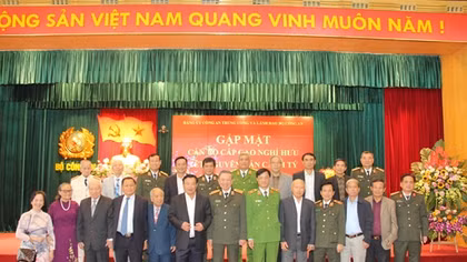 Bộ Công an gặp mặt cán bộ Công an cao cấp đã nghỉ hưu