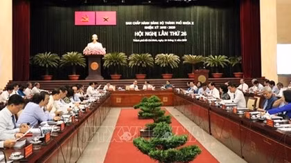 Hội nghị lần thứ 26 Ban Chấp hành Đảng bộ TP Hồ Chí Minh