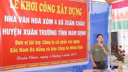 Khởi công xây dựng nhà văn hoá thôn ở Nam Định