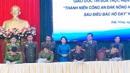 Đoàn thanh niên và Hội phụ nữ Công an Đắk Nông đi đầu trên mọi trận tuyến