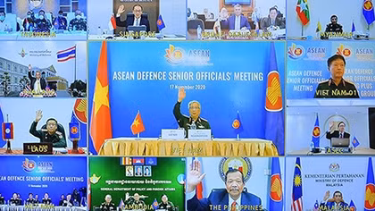 Hội nghị trực tuyến Quan chức Quốc phòng cấp cao ASEAN