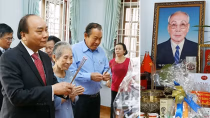 Thủ tướng Nguyễn Xuân Phúc dâng hương tưởng nhớ các đồng chí nguyên lãnh đạo Nhà nước, Chính phủ