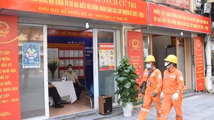 EVNHANOI đảm bảo cung ứng điện cho ngày bầu cử
