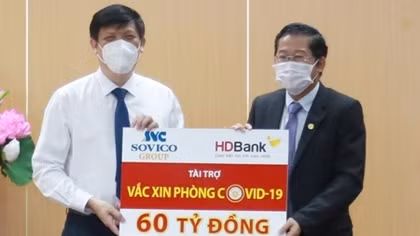 Sovico Group và HDBank ủng hộ 60 tỷ đồng cho chương trình vaccine phòng COVID-19