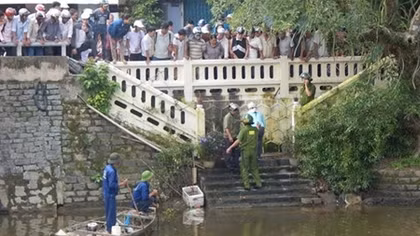 Phát hiện xác chết trên sông An Cựu