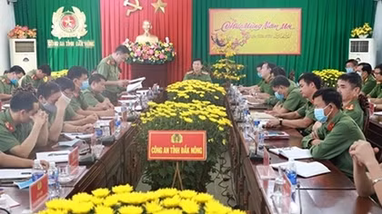 Công an Đắk Nông được Bộ Công an biểu dương
