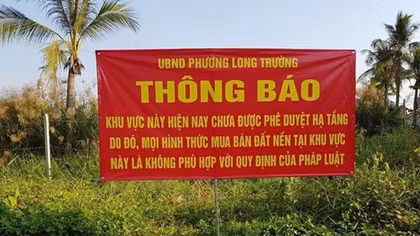 Ôm hận mua nhầm đất nền dự án "ma"