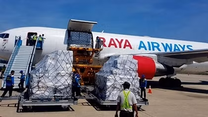 Tiếp nhận 40 tấn hàng cứu trợ từ Hiệp hội ASEAN