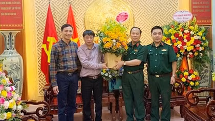 Báo CAND chúc mừng Tổng Biên tập Báo QĐND vinh dự được thăng cấp bậc hàm Thiếu tướng