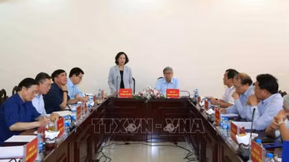 Đoàn Tiểu ban văn kiện Đại hội XIII làm việc với Đảng đoàn Liên hiệp các Hội Khoa học và Kỹ thuật Việt Nam