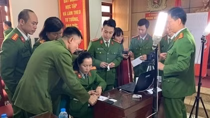 Mở đợt cao điểm cấp căn cước công dân lưu động trên địa bàn Thủ đô