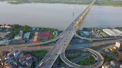 Khởi công xây dựng cầu Vĩnh Tuy - giai đoạn 2