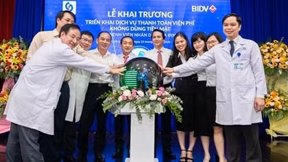 BIDV và BV Nhân dân Gia Định triển khai dịch vụ thanh toán viện phí không dùng tiền mặt