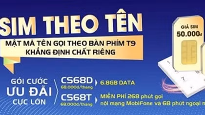  Tìm số theo tên & gói CS68 ưu đãi cực khủng